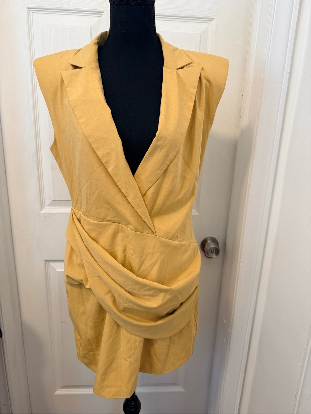 Fashion Nova She’s Bossy Draped Mini Dress